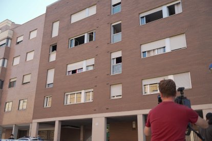 Vivienda de la calle Sisón, 4 de Valladolid donde aparecía el cadáver de la mujer